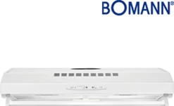 Bomann Dunstabzugshaube DU 623.3 Weiß, Unterbaufähig, Umluft-oder Abluftbetrieb, 3 Leistungsstufen, LED Beleuchtung -Smart Kitchen Store 2fd27669ffac9618b0737329c514c44c