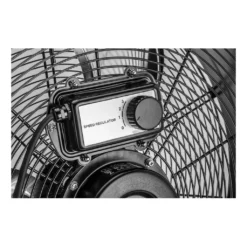 Bodenventilator 100 W | Ø 50cm | 3 Stufen| Aus Verchromten Metall | IP44 -Smart Kitchen Store 2ff989bd7252a34031ec0bf550b1fa8e