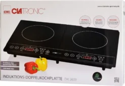 CLATRONIC Induktions-Doppelkochplatte DKI 3609 Schwarz 3500 Watt Herdplatte 25 CLATRONIC Induktions-Doppelkochplatte DKI 3609 Schwarz 3500 Watt Herdplatte -Smart Kitchen Store 30fc586db957ec7dac4ceebb25eefe23