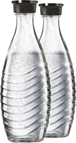 SodaStream Glaskaraffen 0,6 Liter Im 2er-Pack, 764997 30 SodaStream Glaskaraffen 0,6 Liter Im 2er-Pack, 764997 -Smart Kitchen Store 31729ff8f6abb21b8effd94d3f8f7361