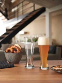 LEONARDO Weizenbierglas, Bierglas, 500 Ml, Transparent, Glas, 8 Cm, 236 Mm -Smart Kitchen Store 326b79d2187e0f76eea34e80827f000c