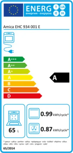 Amica Herdset, EHC 934 001 E - Backofen Und Glaskeramik Kochfeld, Edelstahl, Einbau, Energieklasse A 26 Amica Herdset, EHC 934 001 E - Backofen Und Glaskeramik Kochfeld, Edelstahl, Einbau, Energieklasse A -Smart Kitchen Store 3400cd0cd9585e552c3dc982bab48051