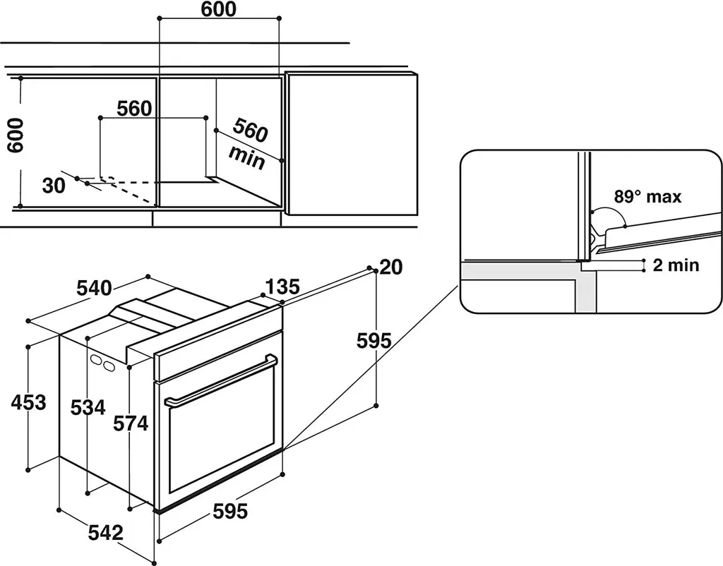 Whirlpool Privileg SET PV510 IN Elektro-Herdsets - Edelstahl 7 Whirlpool Privileg SET PV510 IN Elektro-Herdsets - Edelstahl – Bild 5