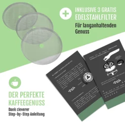 Bjørn Liebdhal French Press Edelstahl Kaffeemaschine Auch Für Camping : 0.6 Liter -Smart Kitchen Store 34f47b9b54aee955781543d6b8f6f8a5