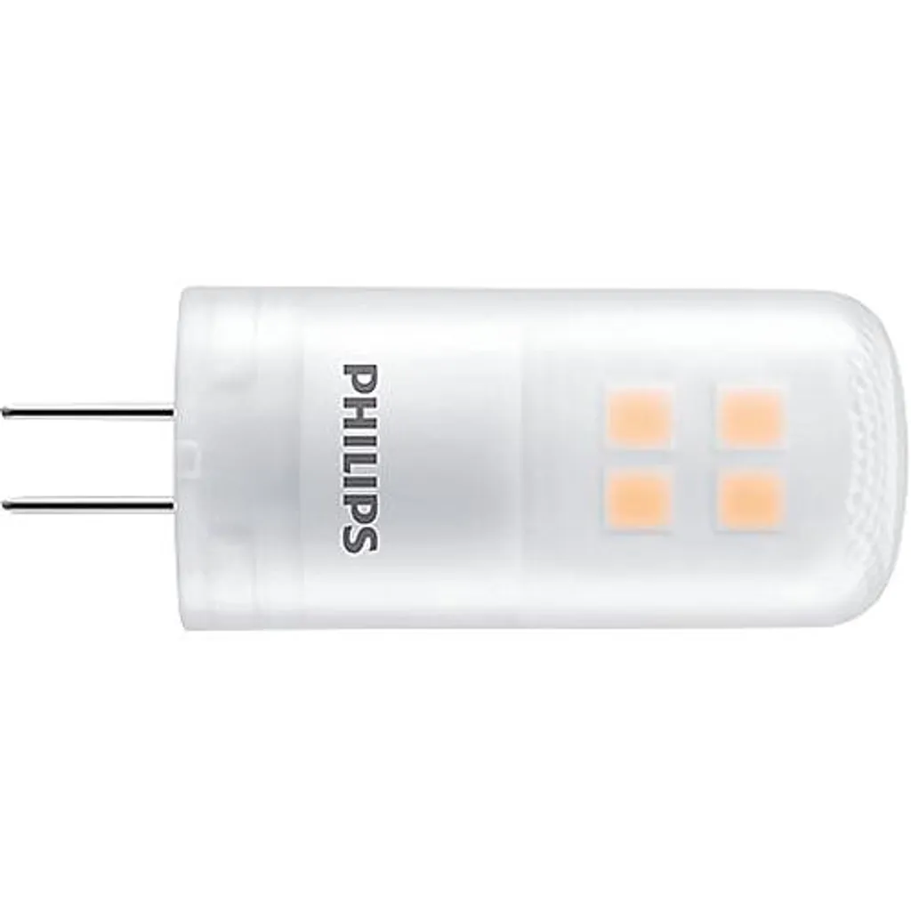 Philips Corepro G4 2.1W 2700K LED-Kapsel, Sockel G4, 2,1 Watt, Warmweiß, 2700 K, Energieeffizienzklasse A++, Dimmbar 4 Philips Corepro G4 2.1W 2700K LED-Kapsel, Sockel G4, 2,1 Watt, Warmweiß, 2700 K, Energieeffizienzklasse A++, Dimmbar – Bild 2