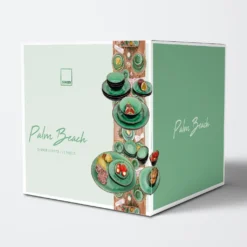 Sänger SÄNGER Steingut Geschirrset Palm Beach, Tafelservice & Servierplatten Set 23 Teilig Für 4 Personen -Smart Kitchen Store 3633298a41d378bc1a7c93fcc40e033f