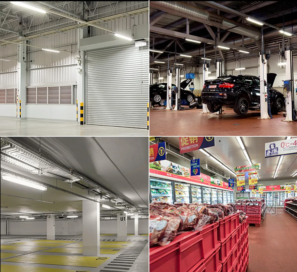 Anten LED Feuchtraumleuchte, 120CM 36W Wannenleuchte 4000k Neutralweiß, 3300Lumen Deckenleucht Wasserfest IP65 6 Anten LED Feuchtraumleuchte, 120CM 36W Wannenleuchte 4000k Neutralweiß, 3300Lumen Deckenleucht Wasserfest IP65 – Bild 4