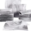 MALACASA, Serie Flora, Marmor Porzellan Tafelservice 24 Teiligen Set Kombiservice Geschirrset Mit 12 Speiseteller Und 12 Suppenteller Für 12 Personen -Smart Kitchen Store 37dbc0349ceb7b0349efc96fb2049622