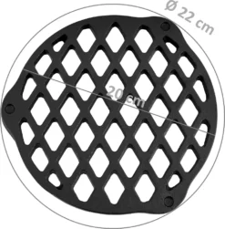 BBQ-Toro Gusseisen Stapelrost Ø 22 Cm | Einsatz Für 4.5 QT Dutch Oven -Smart Kitchen Store 3851557635e4c60390a5a374bc569284