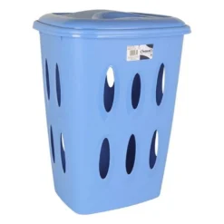 Wäschebox 50 Liter Wäschekorb Wäschetonne Wäschetruhe Mit Deckel