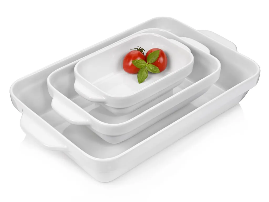 Sänger SÄNGER Auflaufformen Aus Porzellan Weiß 3 Teilig 3 Sänger SÄNGER Auflaufformen Aus Porzellan Weiß 3 Teilig