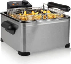 Tristar Fritteuse FR-6949 2000 W 5 L Edelstahl Silbern -Smart Kitchen Store 3a2f3bc40b8ff6071de30c7f224f711b