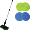 5 In 1 Floating Mop,Kabellos Rotierender Reinigungsmopp,Saugfähige Wischmops,Wiederaufladbarer,Mit Zwei Spinnköpfen,Sechs Mikrofaser-Pads Wischmops -Smart Kitchen Store 3aae8550d6d1c03524ecdfdb64e8e32d