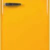 Amica KS 15613 Y, Kühlschrank Mit Gefrierfach Im Retro Design, 85 Cm Höhe, Honey Yellow, -Smart Kitchen Store 3af3a9d18ab7615fc58d035d970ccc96
