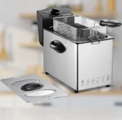 Monzana Fritteuse 3 L Edelstahl Temperaturregler Bis 190°C Sichtfenster Spülmaschinengeeignet 2000 W Filter Kontrollleuchte Küche Kaltzonen-Fritteuse 19 Monzana Fritteuse 3 L Edelstahl Temperaturregler Bis 190°C Sichtfenster Spülmaschinengeeignet 2000 W Filter Kontrollleuchte Küche Kaltzonen-Fritteuse -Smart Kitchen Store 3cb83fca876b3a7f4ebd8719c0c8412f