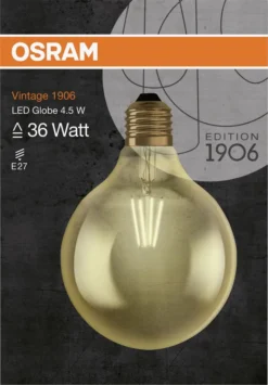 Osram LED Leuchtmittel Vintage 1906 Globe E27 4W Warmweiß, Amber 24 Osram LED Leuchtmittel Vintage 1906 Globe E27 4W Warmweiß, Amber -Smart Kitchen Store 3cd713daf199b808d56bdd7d00decb49