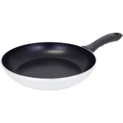 Kochwerk Bratpfanne 28 Cm Weiß / Schwarz, Geschmiedete Aluminiumpfanne, 2fach Antihaftbeschichtung, Induktions- & Backofengeeignet