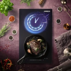 AREBOS Induktionskochfeld 3000W, 2 Kochfelder, 30 Cm, Autark Mit Sensor Touch, Timer, Kindersicherung, Überhitzungsschutz, Autoabschaltung -Smart Kitchen Store 3d4d687c5c0b49018da40c4ee0285783