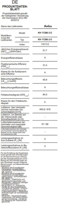 Amica KH 17286-3 E Wandhauben - Edelstahl 11 Amica KH 17286-3 E Wandhauben - Edelstahl -Smart Kitchen Store 3d60e1623a6357fcbe98077340576be8
