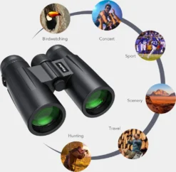 Usogood 12x50 Fernglas Erwachsene Wasserdicht, HD Kompakte Binoculars Ferngläser Mit Stativ Und Telefonadapter, Für Die Vogelbeobachtung, Jagd, Wandern, Geschenke, 12X Zoom, 1000m Sichtfeld -Smart Kitchen Store 3ef1031310c350c64704a2b8aaeeae5f