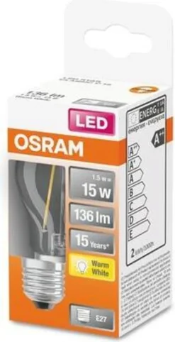 Osram LED Leuchtmittel Star Classic P15 E27 1,5W Warmweiß, Klar 16 Osram LED Leuchtmittel Star Classic P15 E27 1,5W Warmweiß, Klar -Smart Kitchen Store 3f677e2f6bd6b52a121052bd73473c2d