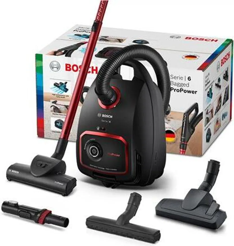 Bosch Staubsauger ProPower BGL6POW1 Bagged, Leistung 850 W, Staubkapazität 4 L, Schwarz 4 Bosch Staubsauger ProPower BGL6POW1 Bagged, Leistung 850 W, Staubkapazität 4 L, Schwarz – Bild 2