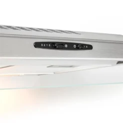 Klarstein UW60SF - Dunstabzugshaube , Abzugshaube , Unterbauhaube , Wandhaube , Energieeffizienzklasse C , 60cm , Abluft- / Umluft , 205 M³/h Max. Abluftleistung , 71 DB , Silber -Smart Kitchen Store 40fe7632e014585a0628d46346f4c7ce