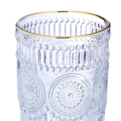 Relaxdays Vintage Trinkgläser 4er Set 300 Ml 16 Relaxdays Vintage Trinkgläser 4er Set 300 Ml -Smart Kitchen Store 41447d5921c63f160439b5bdf551f452