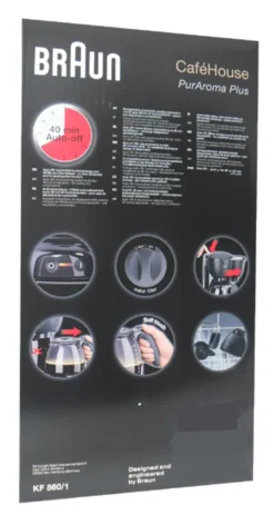 BRAUN Kaffeemaschine KF 560/1 Schwarz -Smart Kitchen Store 41616b6fb26645fd2c515464ecc33e7b