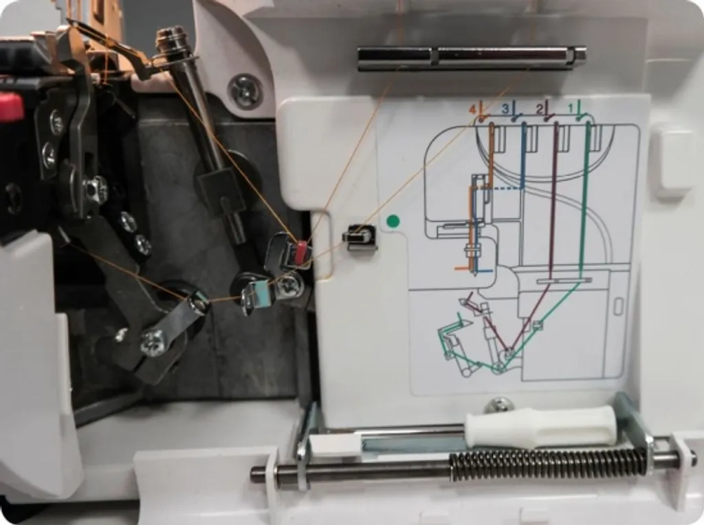 W6 Nähmaschine N 454D - Overlock 8 W6 Nähmaschine N 454D - Overlock – Bild 6