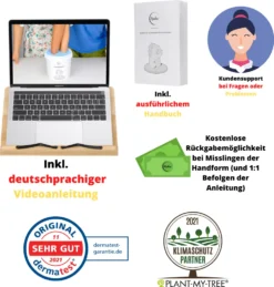 Makai Handformset Handabdruckset Mit Videoanleitung Für Zwei Personen 3D Abformset Gipsabdruck Set Für Hände Geschenk Für Paare Familie Hochzeit Jahrestag Valentinstag Aus Feinstem Alginat Und Alabastergips -Smart Kitchen Store 4231ad765bebe9c52a534ea640db7c08