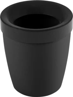 Sunware Tiglo Tischabfalleimer 1,5 L Schwarz 14 X 14 X 22 Cm (L X B X H)