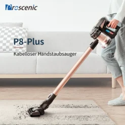 Proscenic New Vision P8 Plus Akku Staubsauger, 3-in-1 Handstaubsauger, 150W Kabeloser Staubsauger, 2,200 MAh Abnehmbarer Akku, Bis Zu 40 Minuten Laufzeit, Geeignet Für Tierhaare -Smart Kitchen Store 45647122df77c176f0086a6851887d10