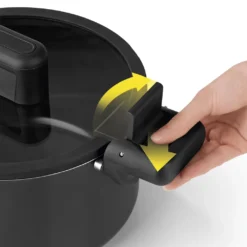 N8WERK Aluguss-Energiespartopf Kochtopf Topf Energiespartopf Aluguss 5,8 L Induktion Deckel Suppentopf Ø 24 Cm -Smart Kitchen Store 460e8fb51c560baf1aace33925af4b4d