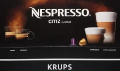Krups XN7615.19 Nespresso Citiz & Milk Kaffeekapselmaschine (1260 Watt, Wassertankkapazität: 1l, Pumpendruck: 19 Bar) Rot -Smart Kitchen Store 484f720b0583a576a6655ffec56785a1