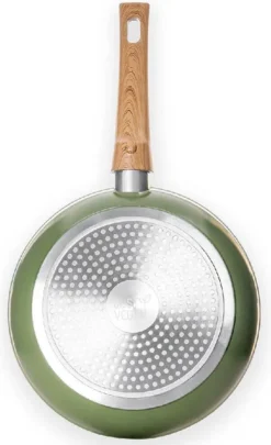 Just Vegan ECO Pfanne Mit Abnehmbarem Griff 24 Cm Aluminium Grün -Smart Kitchen Store 48822fb6ae0d994f753207c3249204d3