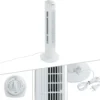 AREBOS Turmventilator, 50 Watt, 60°-Oszillation, 3 Geschwindigkeitsstufen, Ventilator Mit Tragegriff, Weiß, Leise 2 AREBOS Turmventilator, 50 Watt, 60°-Oszillation, 3 Geschwindigkeitsstufen, Ventilator Mit Tragegriff, Weiß, Leise -Smart Kitchen Store 4964c64526070b967bc330fe9ad39b1b