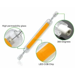 4 Stück R7S 5W LED Warmweiß Lampe Dimmbare COB Glasröhre Ersetzen Halogenlampe 100W 11 4 Stück R7S 5W LED Warmweiß Lampe Dimmbare COB Glasröhre Ersetzen Halogenlampe 100W -Smart Kitchen Store 498c7c1e7abaeb8d2613c5ea701d4a33