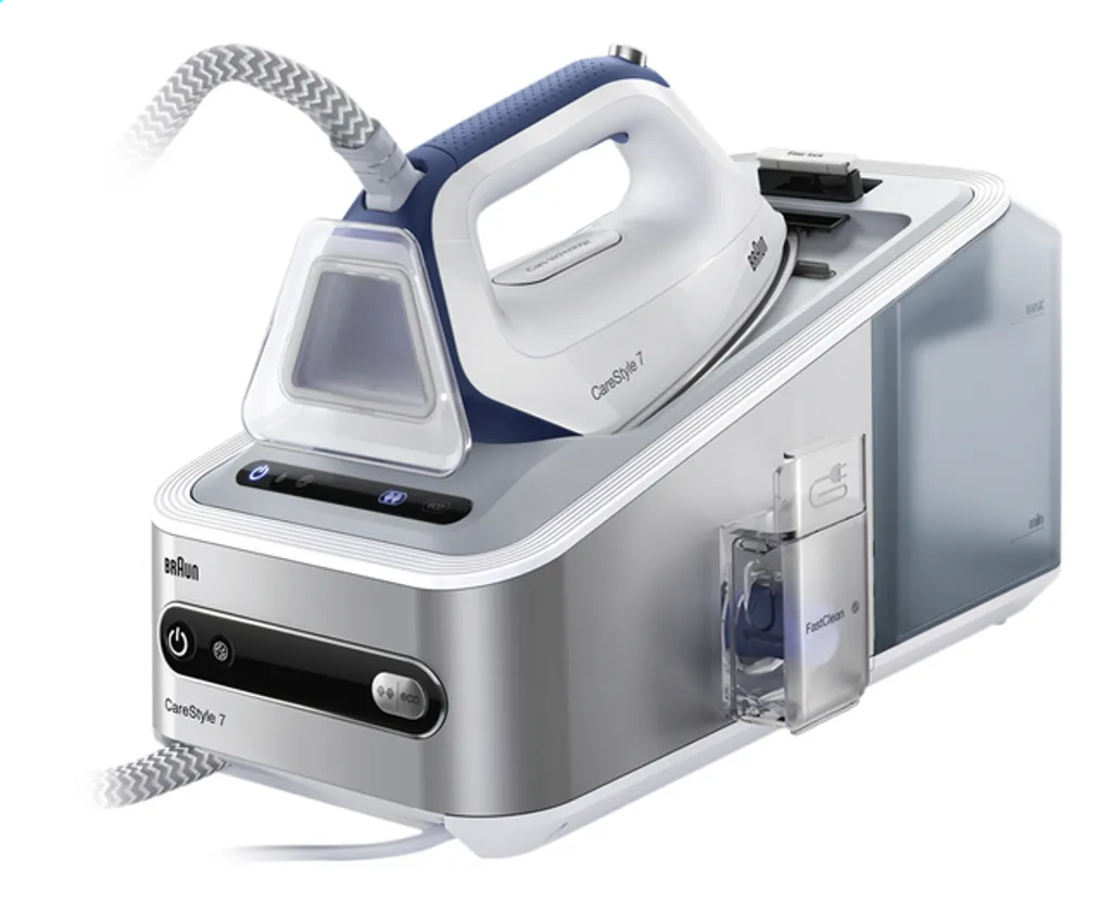 Braun Carestyle 7 IS 7143 - Trocken- & Dampfbügeleisen - Eloxalsohle - 1,8 M - 450 G/min - Blau - Silber - Weiß - 125 G/min 6 Braun Carestyle 7 IS 7143 - Trocken- & Dampfbügeleisen - Eloxalsohle - 1,8 M - 450 G/min - Blau - Silber - Weiß - 125 G/min – Bild 4