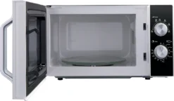 Sharp R204BA Solo-Mikrowelle 6 Leistungsstufen - 800 Watt Leistung Schwarz/Silber -Smart Kitchen Store 4a46abcbd5e00c2acf53ebf5784d7ff5