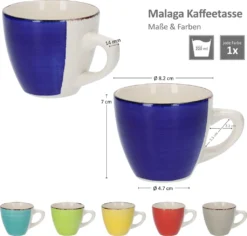 18tlg Kaffeeservice Malaga Kaffee Tee-Gedeck 6Pers Kaffeetassen Dessertteller Abstrakt Handbemalt 11 18tlg Kaffeeservice Malaga Kaffee Tee-Gedeck 6Pers Kaffeetassen Dessertteller Abstrakt Handbemalt -Smart Kitchen Store 4a8ff27a7143646c28d21a19b3f04755