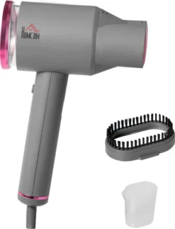 HOMCOM Dampfglätter Dampfbürste Faltbar Kleidung Hemden Dampfbügeleisen Mit 160 Ml Wassertank 1520 W Schnelles Aufheizen Aluminium Kunststoff Grau+Rosa 27,5 X 18,2 X 9 Cm 13 HOMCOM Dampfglätter Dampfbürste Faltbar Kleidung Hemden Dampfbügeleisen Mit 160 Ml Wassertank 1520 W Schnelles Aufheizen Aluminium Kunststoff Grau+Rosa 27,5 X 18,2 X 9 Cm -Smart Kitchen Store 4dfb617009e820208ba328ee3fb78c17