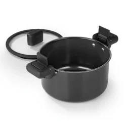 N8WERK Aluguss-Energiespartopf Kochtopf Topf Energiespartopf Aluguss 5,8 L Induktion Deckel Suppentopf Ø 24 Cm -Smart Kitchen Store 4e7c4189571df2b309b5d06e4de7b920