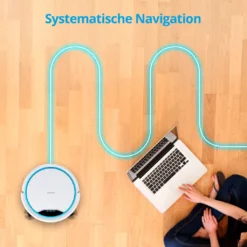 MEDION Roboterstaubsauger Mit Ladestation MD19900 (intelligente Navigation, Roboterstaubsauger Für Hartböden Fliesen Laminat, Optimierte Tierhaare, Fernbedienung, Bis Zu 90 Minuten, Automatische Rückkehr Zur Station) -Smart Kitchen Store 4eab3fb63d903ba3ee158f1cc8ed66bb