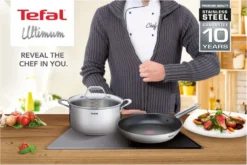 Tefal Ultimum Bratpfanne 24 Cm, Titanium Antihaftversiegelung, Thermo-Signal-Technologie, Gleichmäßige Hitzeverteilung, Backofengeeignet, Für Alle Gängigen Herdarten Inkl. Induktion 22 Tefal Ultimum Bratpfanne 24 Cm, Titanium Antihaftversiegelung, Thermo-Signal-Technologie, Gleichmäßige Hitzeverteilung, Backofengeeignet, Für Alle Gängigen Herdarten Inkl. Induktion -Smart Kitchen Store 4eb6e81501db17fa1cccb2c5fc3aec70