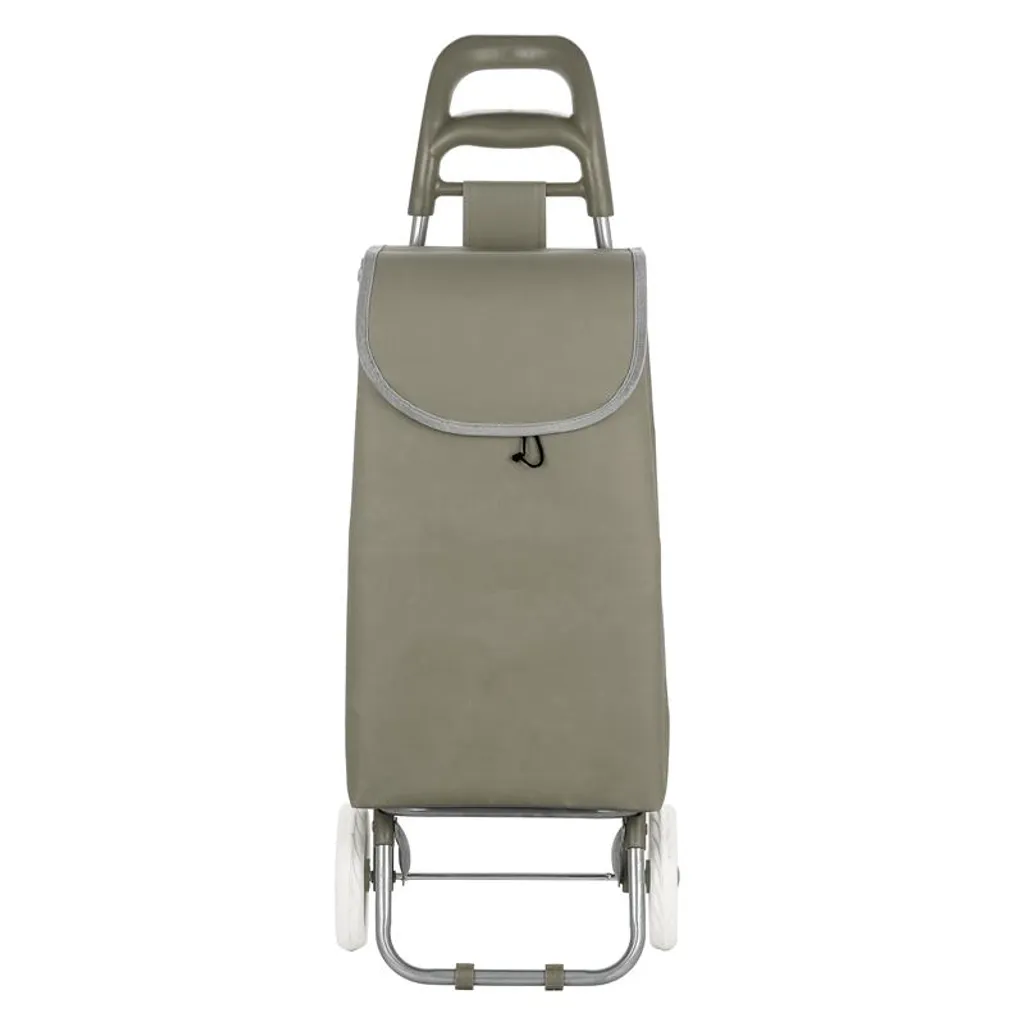 MSV® Einkaufstrolley Einkaufswagen Trolleytasche Einkaufsroller Trolley Roller – Taupe 5 MSV® Einkaufstrolley Einkaufswagen Trolleytasche Einkaufsroller Trolley Roller – Taupe – Bild 3