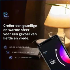 Lideka Home LED Lampen Lideka 2 Stück Alexa Glühbirne Smart LED Lampe E27 RGB Warmweiss Kaltweiss Mit WLAN & App Steuerung - 10W 1000LM 2700-6500K - LED Leuchtmittel Birne Dimmbar - Smart Home Google Home & Alexa Zubehör -Smart Kitchen Store 4f01d8f329d08ca68e2130bd65eabb46