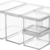 ROTHO Set Premium Dosen 5 Tlg. LOFT, Farbe:Transparent / Weiß -Smart Kitchen Store 4f304bc733631f6069284efcd8a6d1dc
