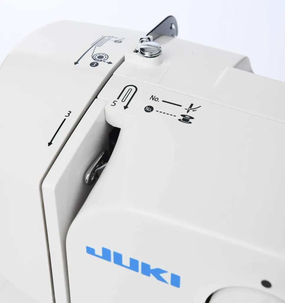 Juki HZL-12Z Nähmaschine, Metall, Weiß Nähmaschine Weiß 9 Juki HZL-12Z Nähmaschine, Metall, Weiß Nähmaschine Weiß – Bild 7