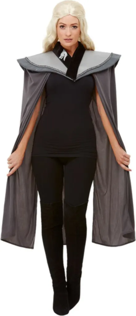 Smiffys Damen Kostüm Mittelalterlicher Umhang Grau Karneval Fasching 3 Smiffys Damen Kostüm Mittelalterlicher Umhang Grau Karneval Fasching